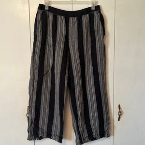 Old Navy Womens Wide Leg Linen Pants